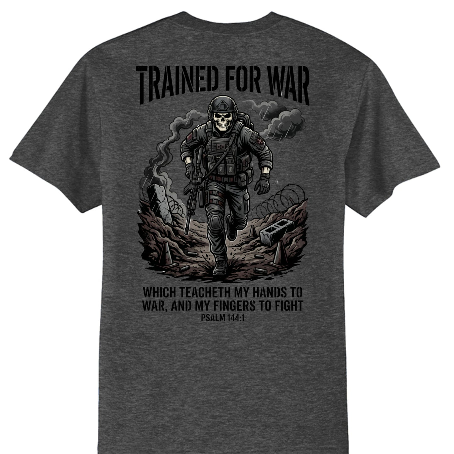Dark Heather Grey - PC55T - BACK