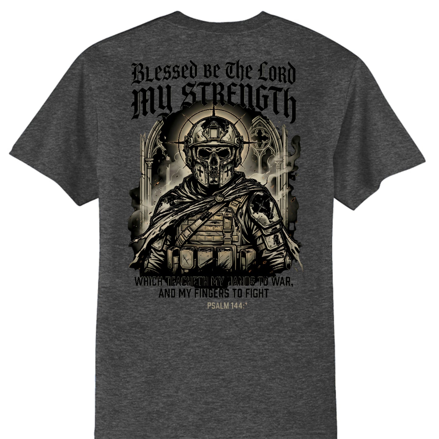 Dark Heather Grey - PC55T - BACK