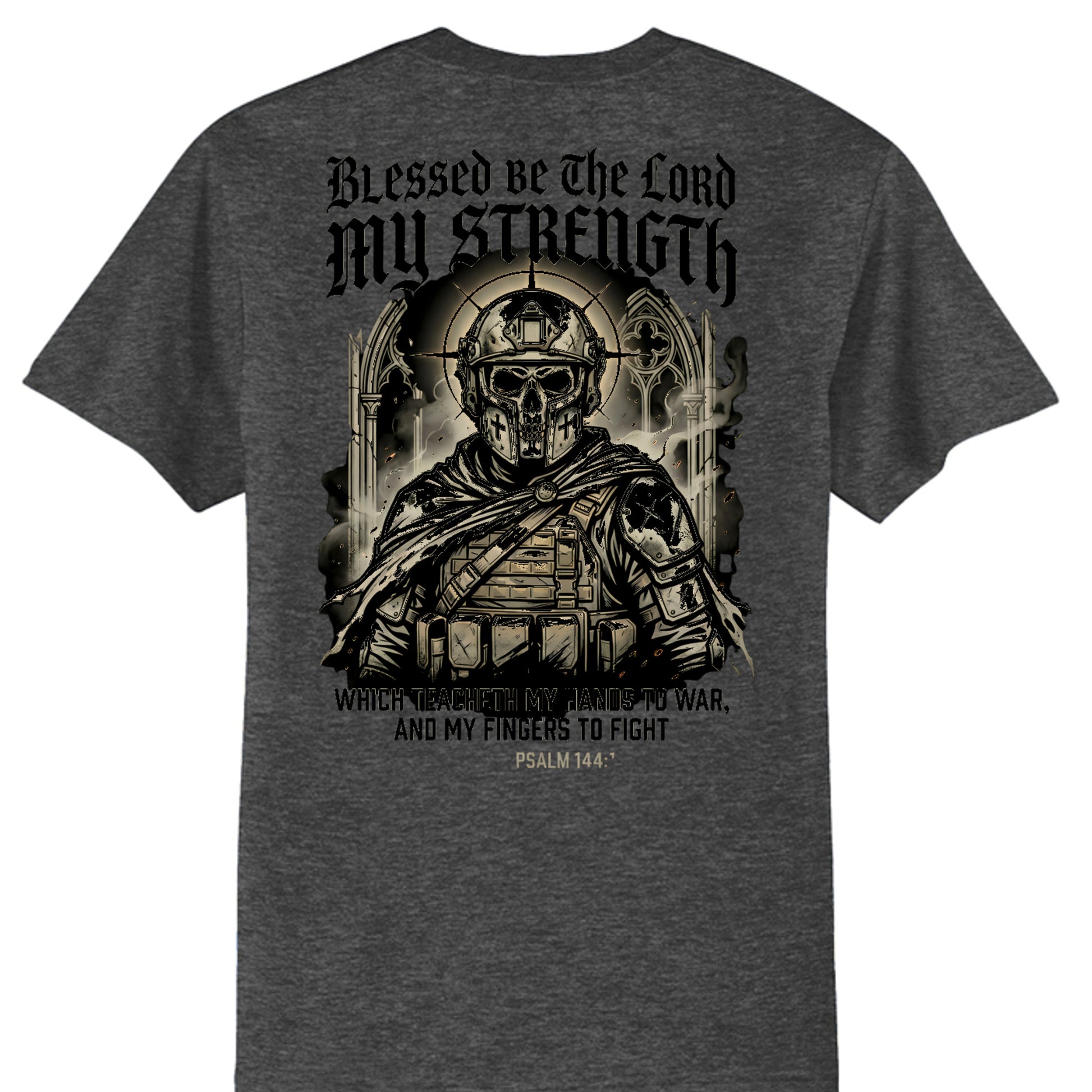Dark Heather Grey - PC55T - BACK