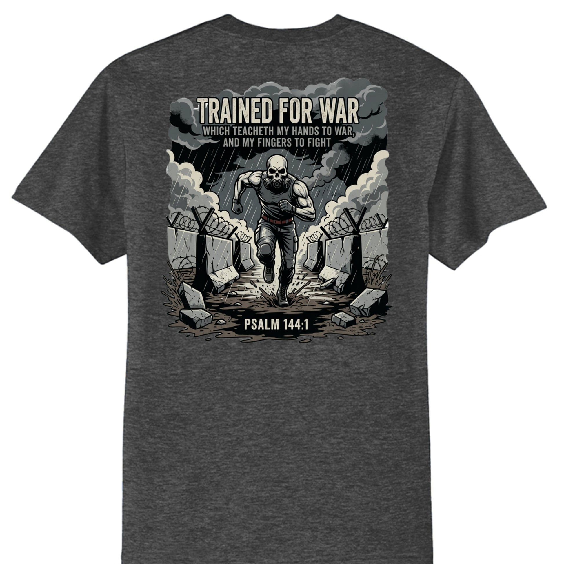 Dark Heather Grey - PC55T - BACK