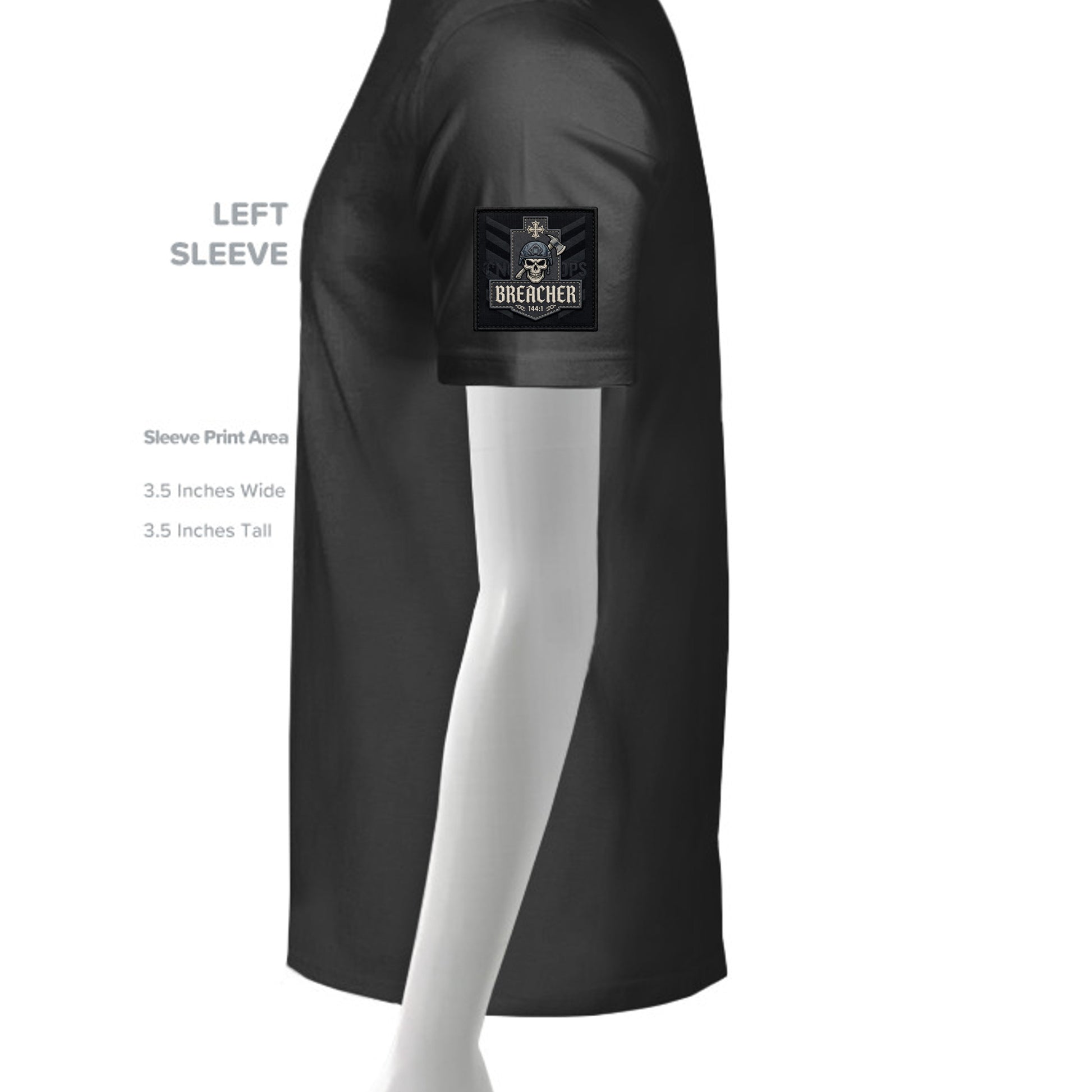 Jet Black - PC55T - SLEEVE_LEFT