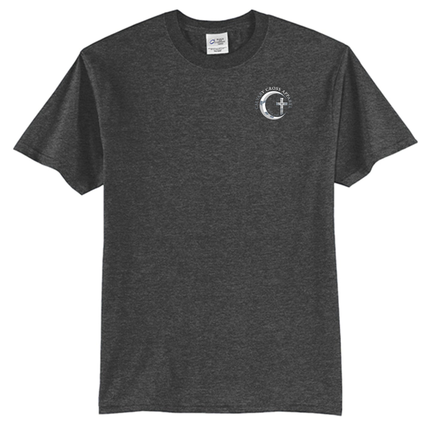 Dark Heather Grey - PC55T - FRONT